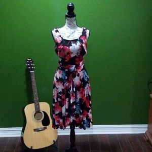 Beautiful Black Floral Dress